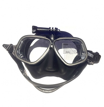 Masque Metal Super Luxe Noir accessoire Gopro démontable Denty 