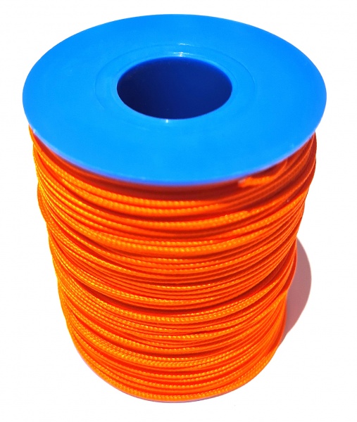 Bobine Dyneema gain� 100m 1,5mm Orange Denty Spearfishing