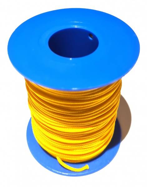 Bobine Dyneema gain� 50m 1,5mm Jaune Denty Spearfishing