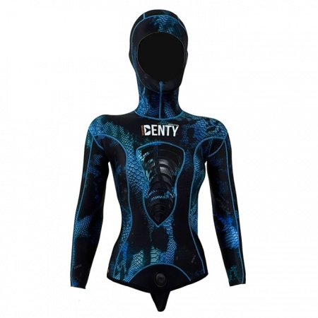 Combinaison Sp&eacute;cial Chasse Anaconda Bleue Dame 5 mm Denty 