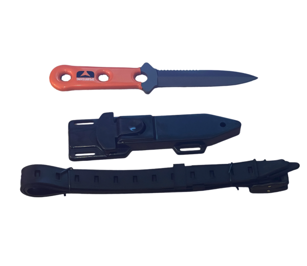 Couteau De Mollet Peinture Titane Denty Spearfishing
