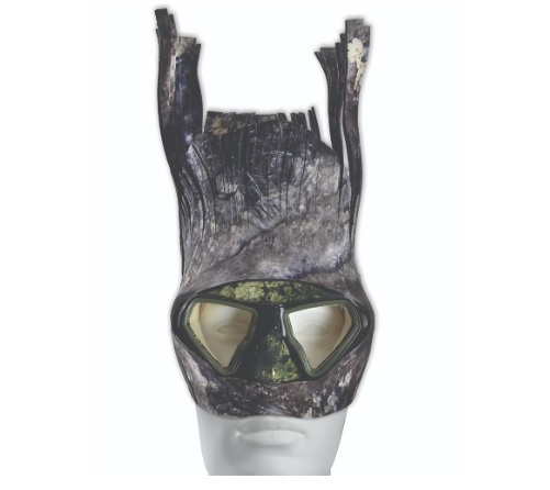 Couvre-masque camouflage 3D en n�opr�ne C4 Carbone