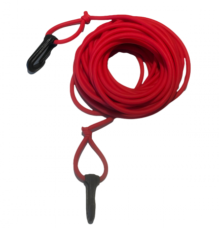 Elastique de bouée  Rouge 8m extensible 30m