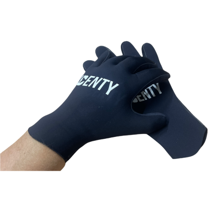 Gants noir couture étanche 1,5mm Denty