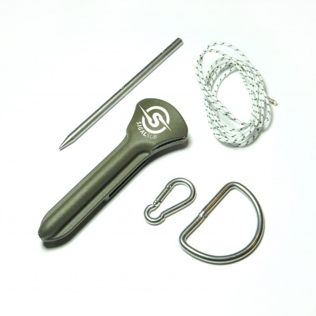 Kit Accroche Poisson Kaki Sigalsub avec fourreau 