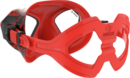 Masque Beuchat Sword Camo Rouge