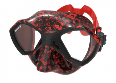 Masque Beuchat Sword Camo Rouge