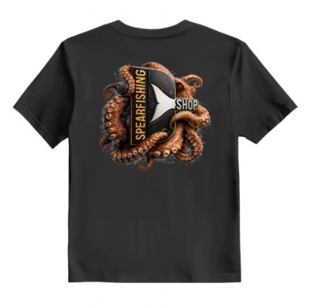 T Shirt S&eacute;rie Poulpe Denty Spearfishing