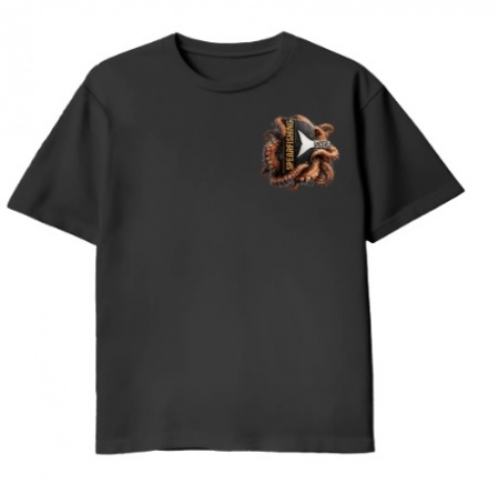 T Shirt S&eacute;rie Poulpe Denty Spearfishing
